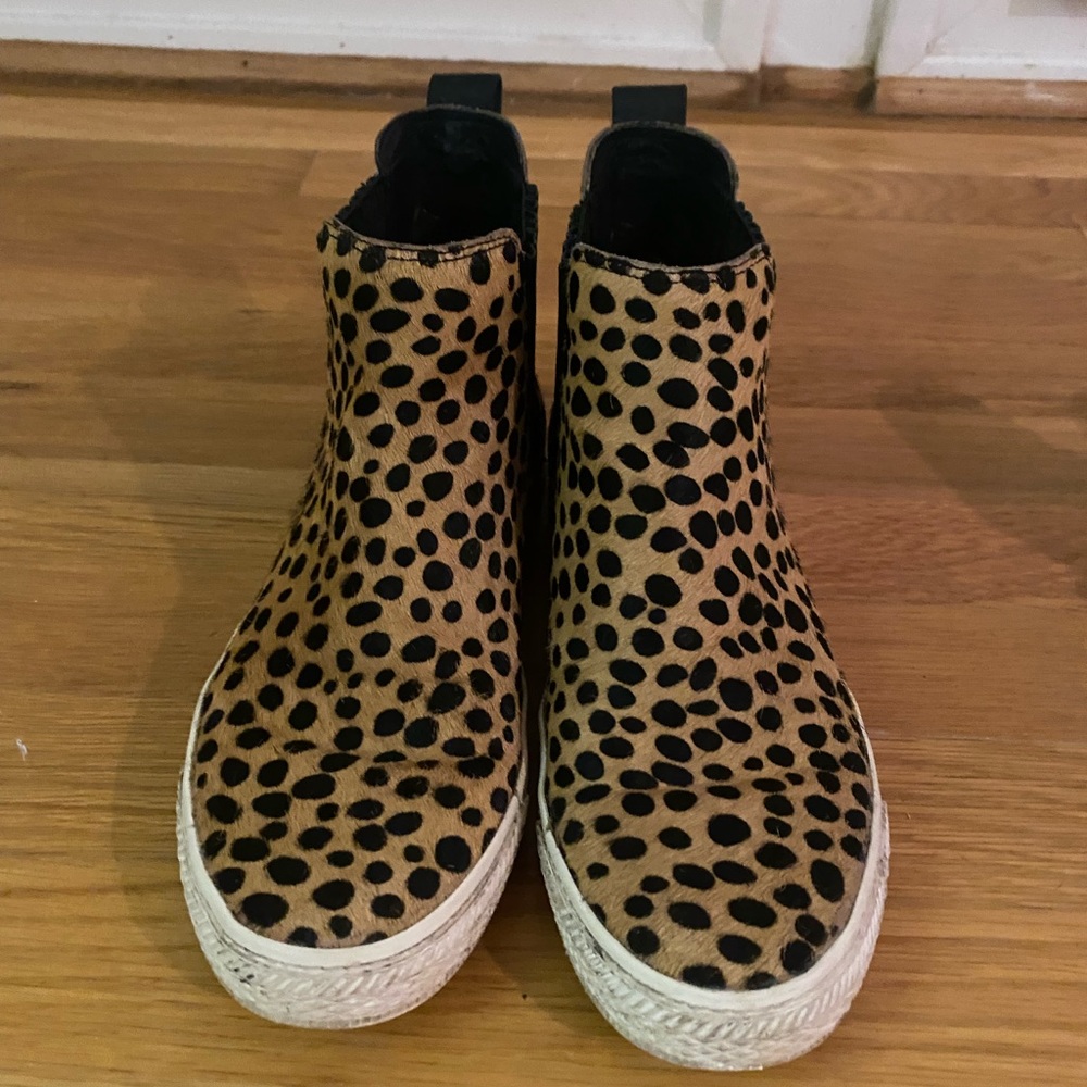 Loffler Randall Leopard High Top Sneakers